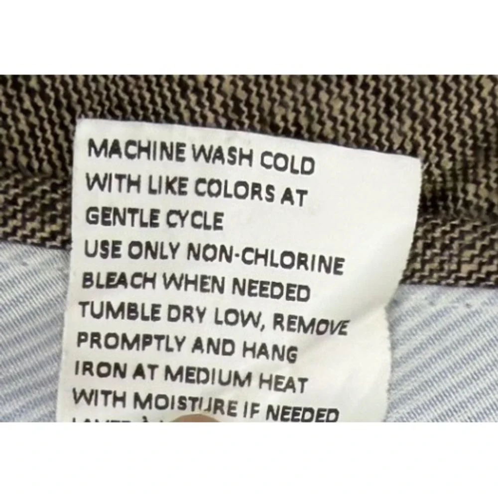 Ralph Lauren Mens Brown Glen Plaid Pleated Dress Pants 36W x 34L Trousers